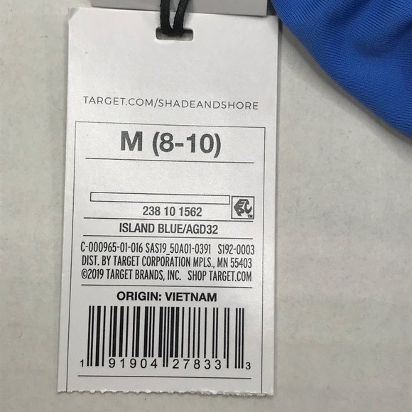 Shade And Shore Women's Size Medium 8-10 Twist Front Keyhole Bralette Bikini New - Picture 5 of 16